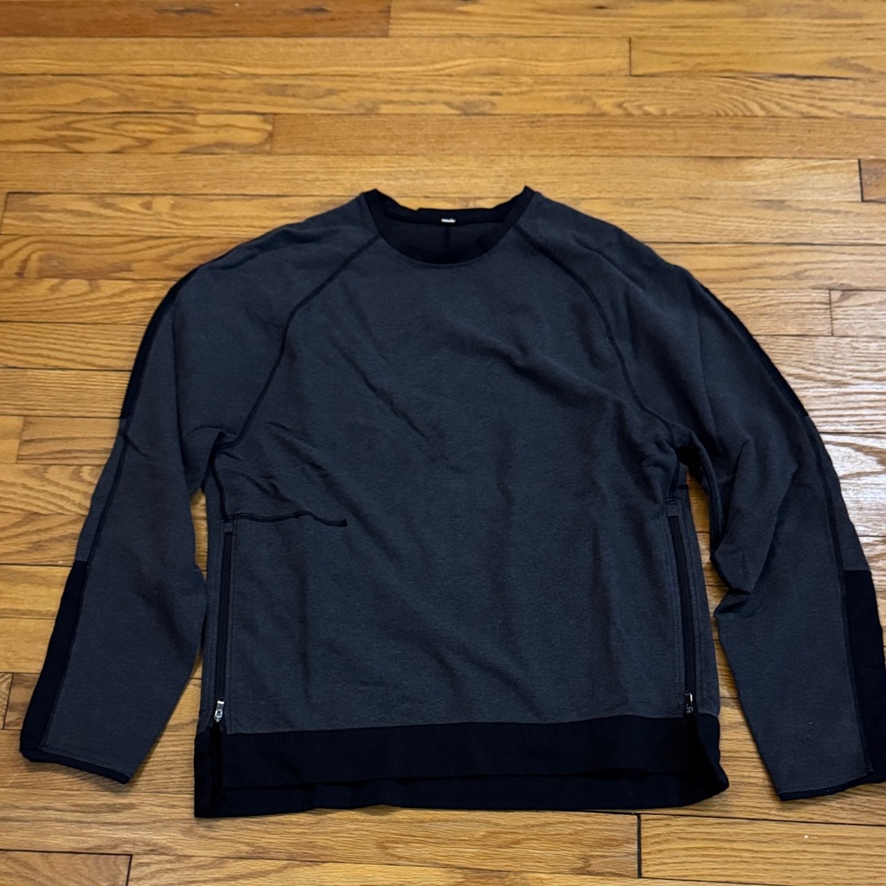 lululemon athletica Dark Gray Crewneck Sweater